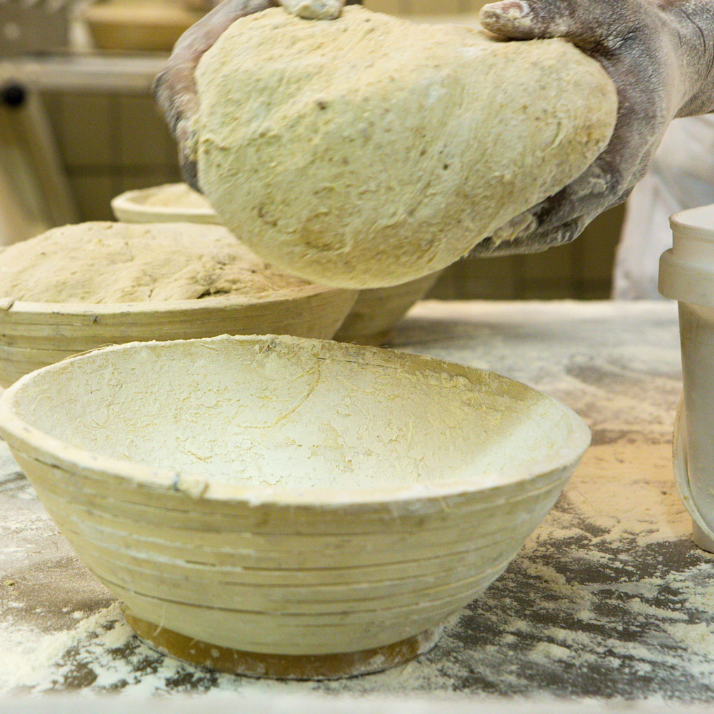 Fresh Dough being formed